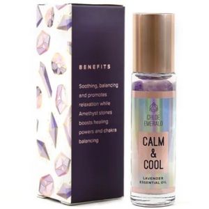 💖Chloe Emerald Calm and Cool Essential Oil, Amethyst Healing Stones Included